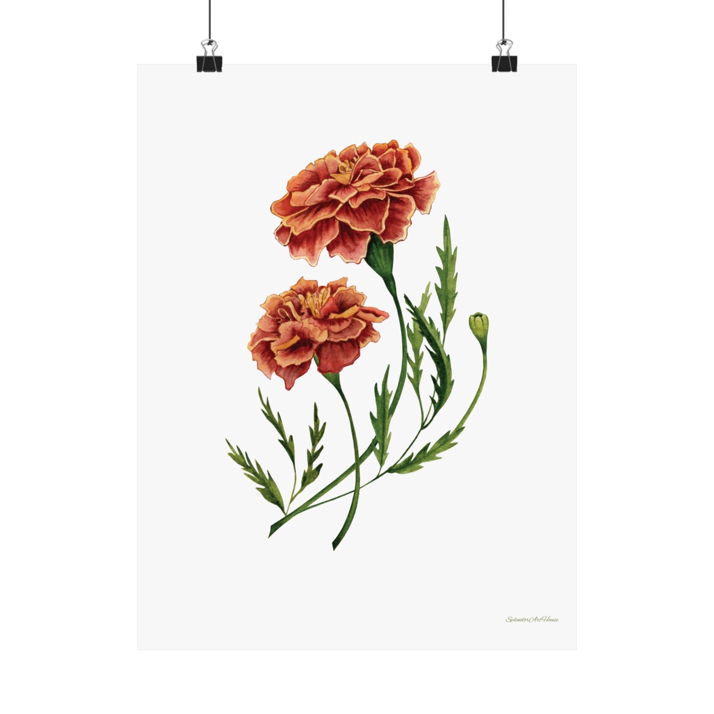 Floral, Matte Vertical Poster