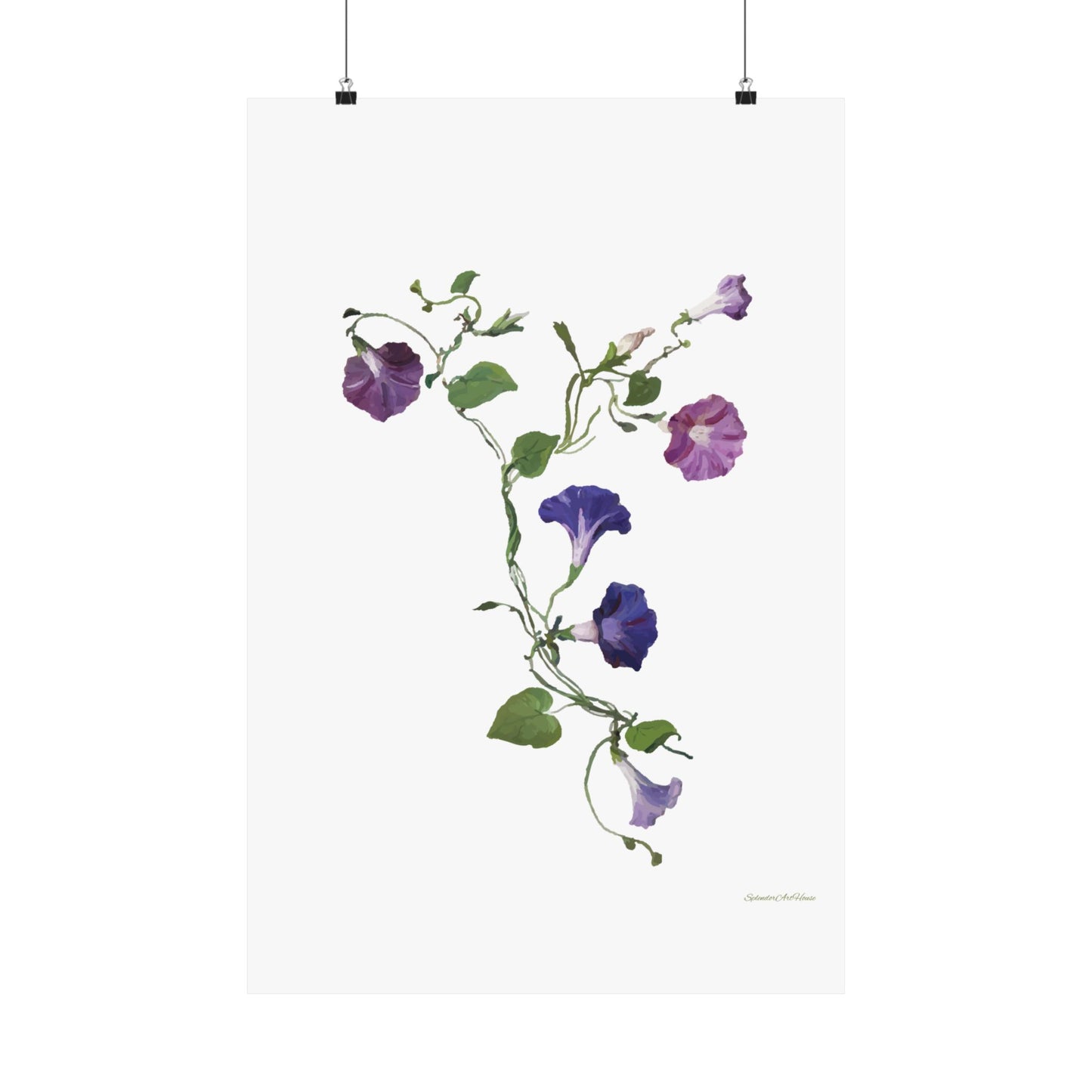 Floral, Matte Vertical Poster