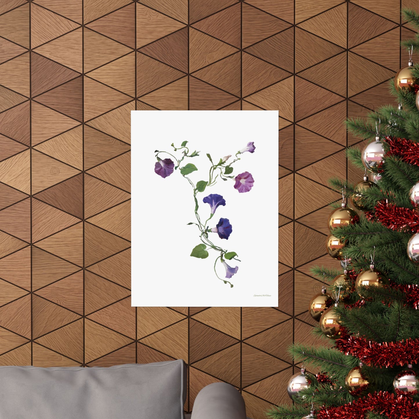 Floral, Matte Vertical Poster