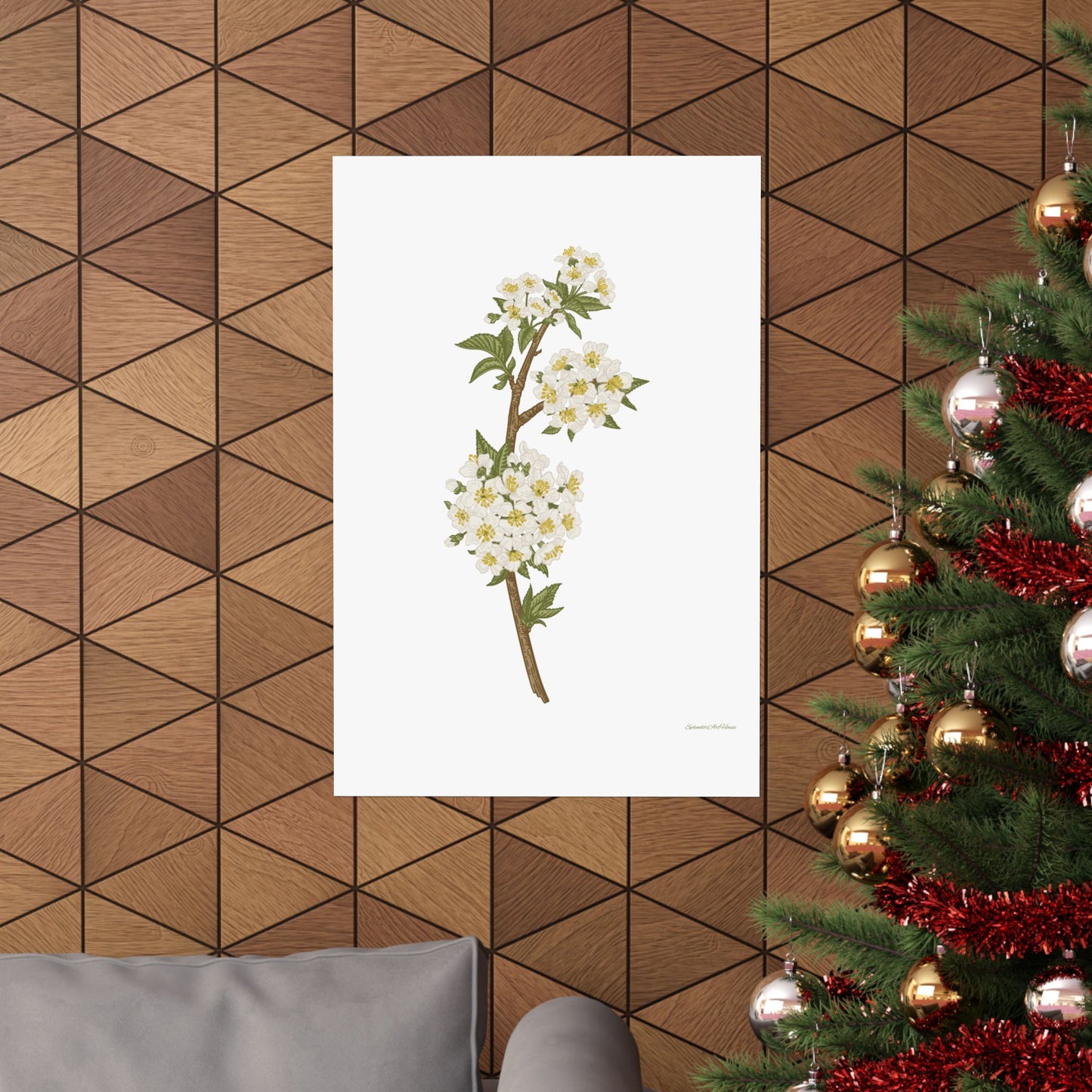 Floral, Matte Vertical Poster