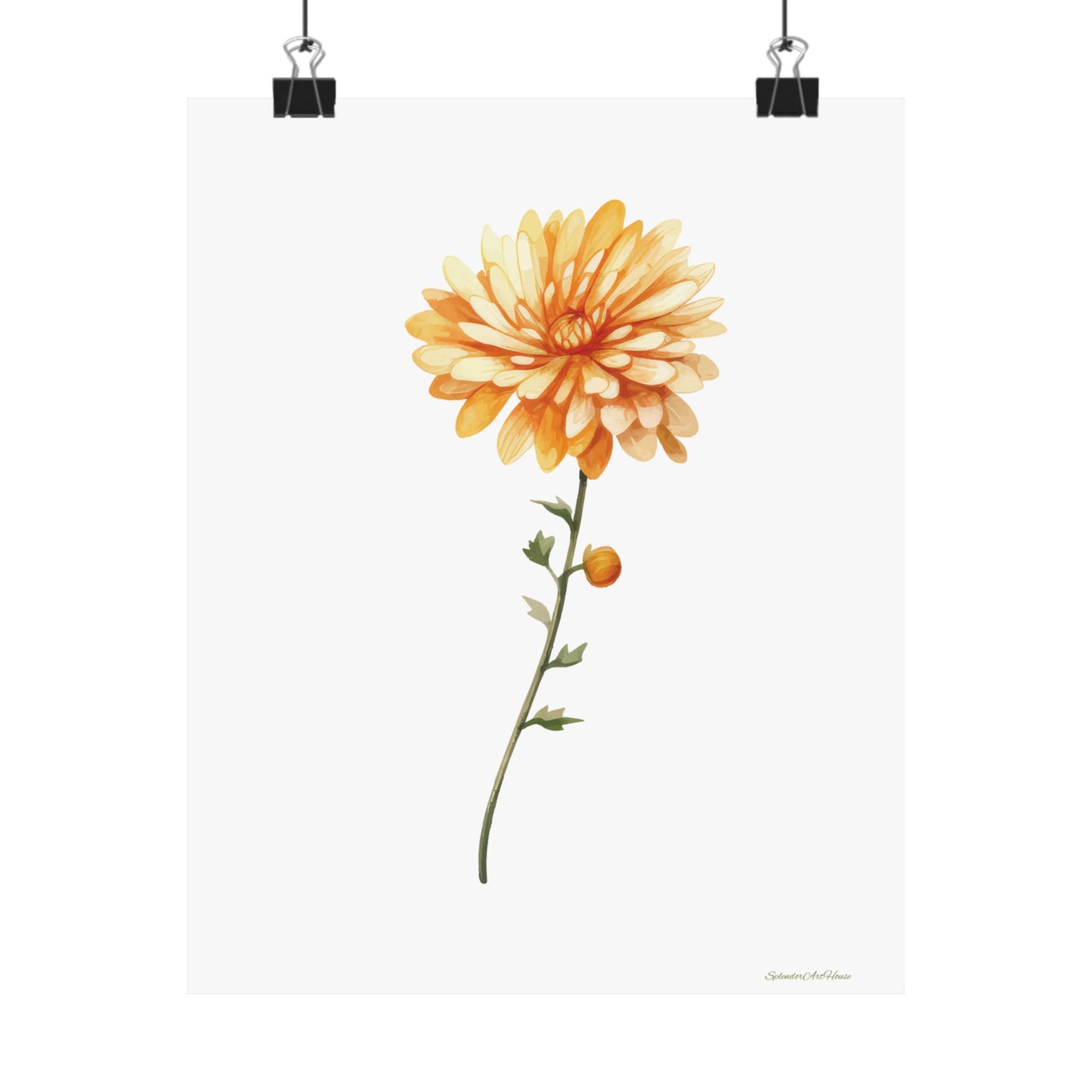Floral, Matte Vertical Poster
