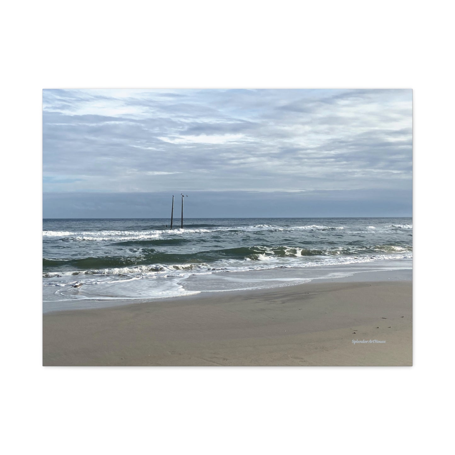 Ocean, Matte Canvas, Stretched, 1.25"