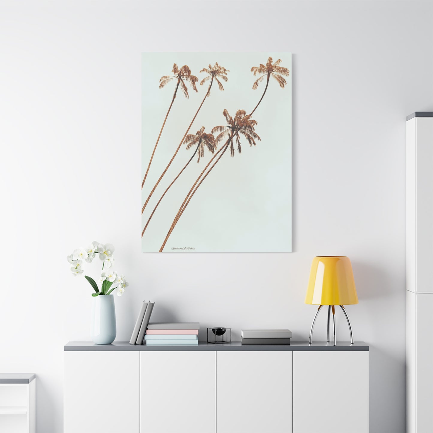 Palm Tree, Matte Canvas, Stretched, 1.25"