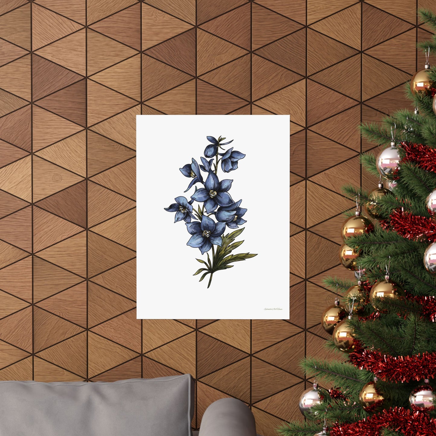 Floral, Matte Vertical Poster