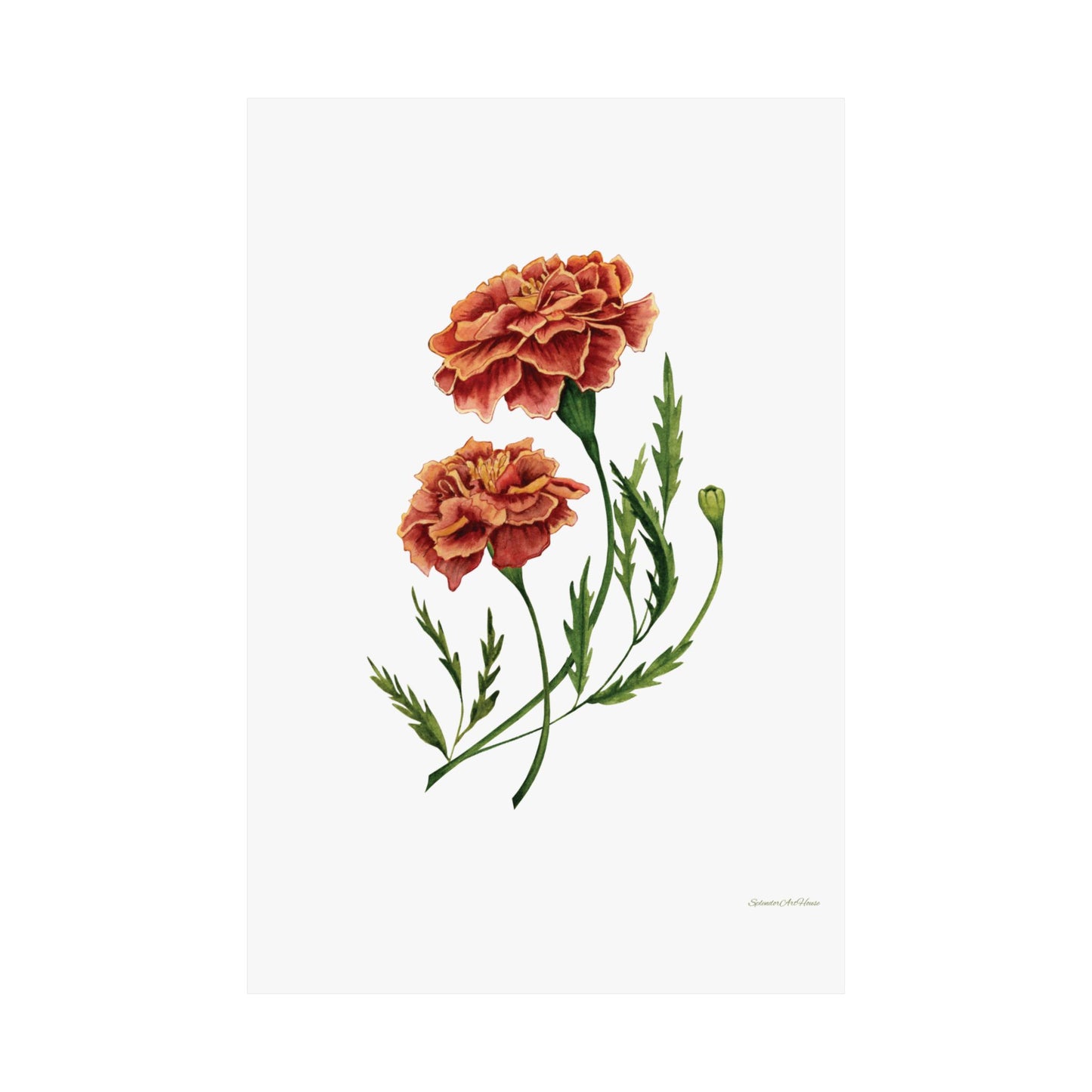 Floral, Matte Vertical Poster