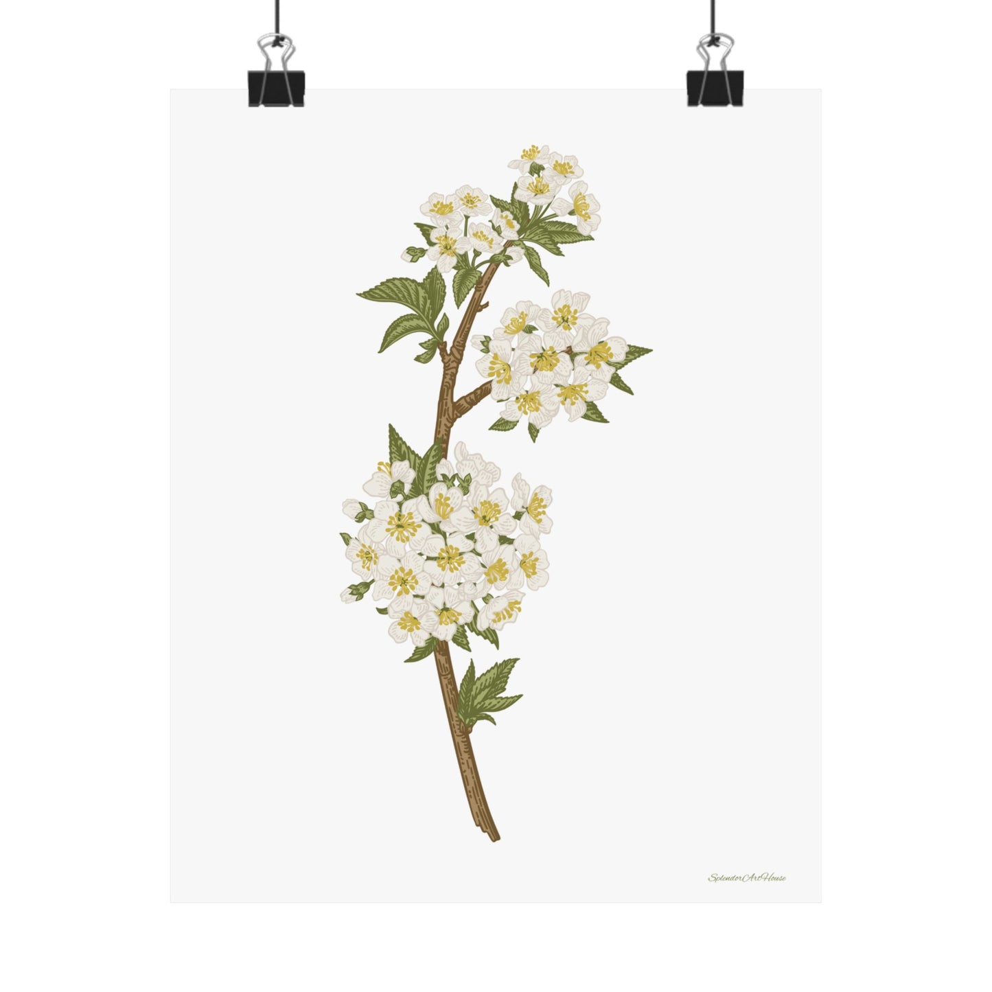 Floral, Matte Vertical Poster