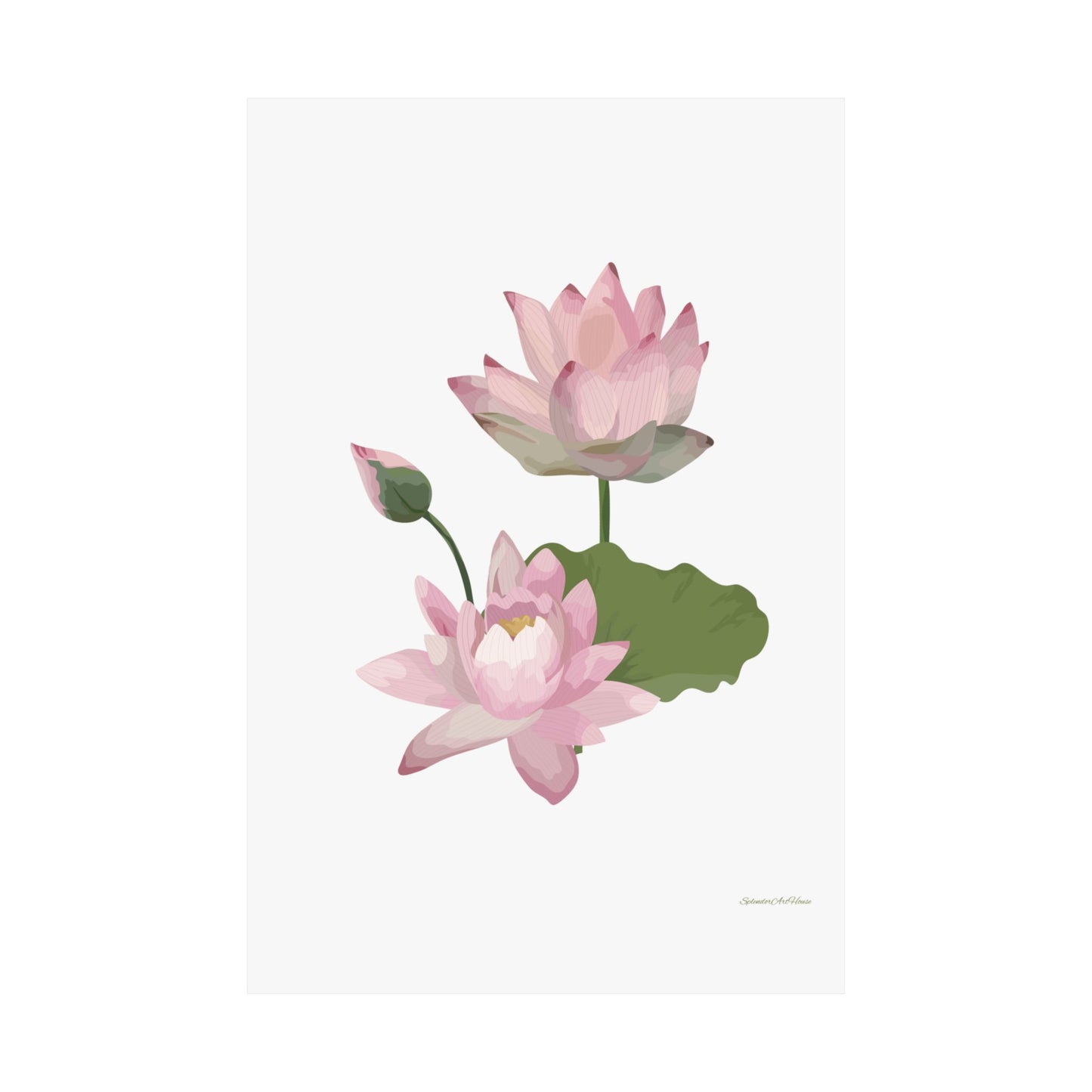 Floral, Matte Vertical Poster