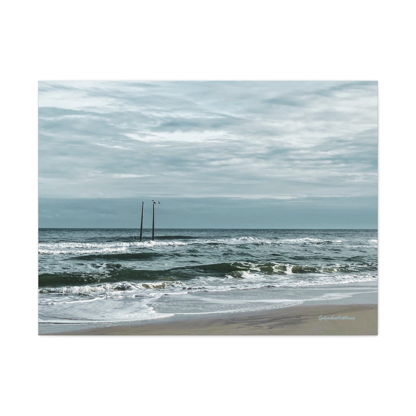 Ocean, Matte Canvas, Stretched, 1.25"