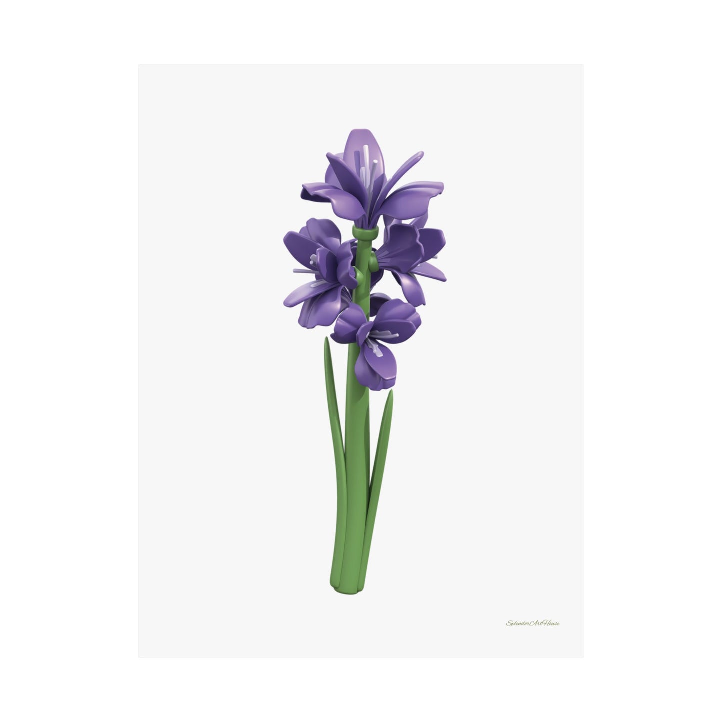 Floral, Matte Vertical Poster
