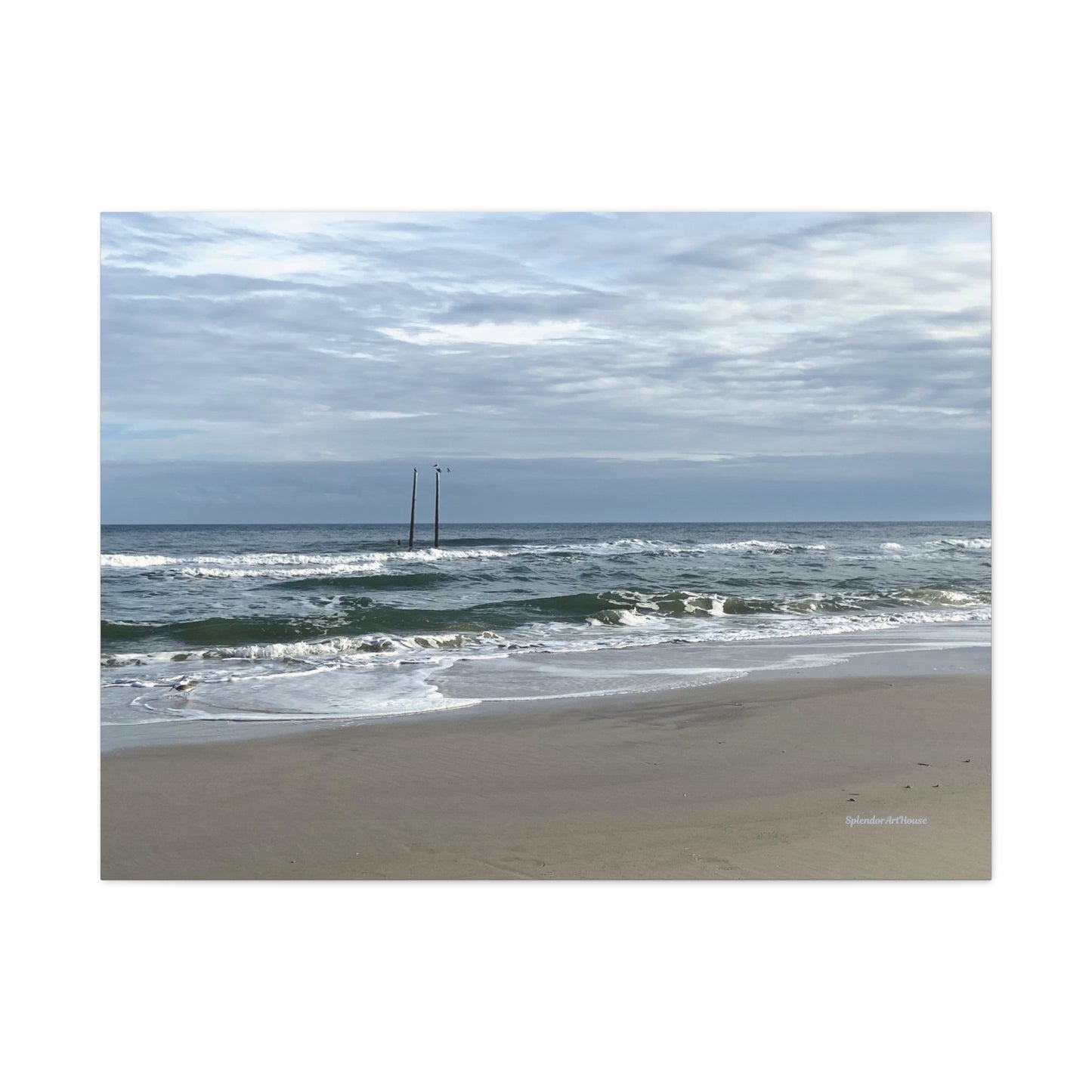 Ocean, Matte Canvas, Stretched, 1.25"