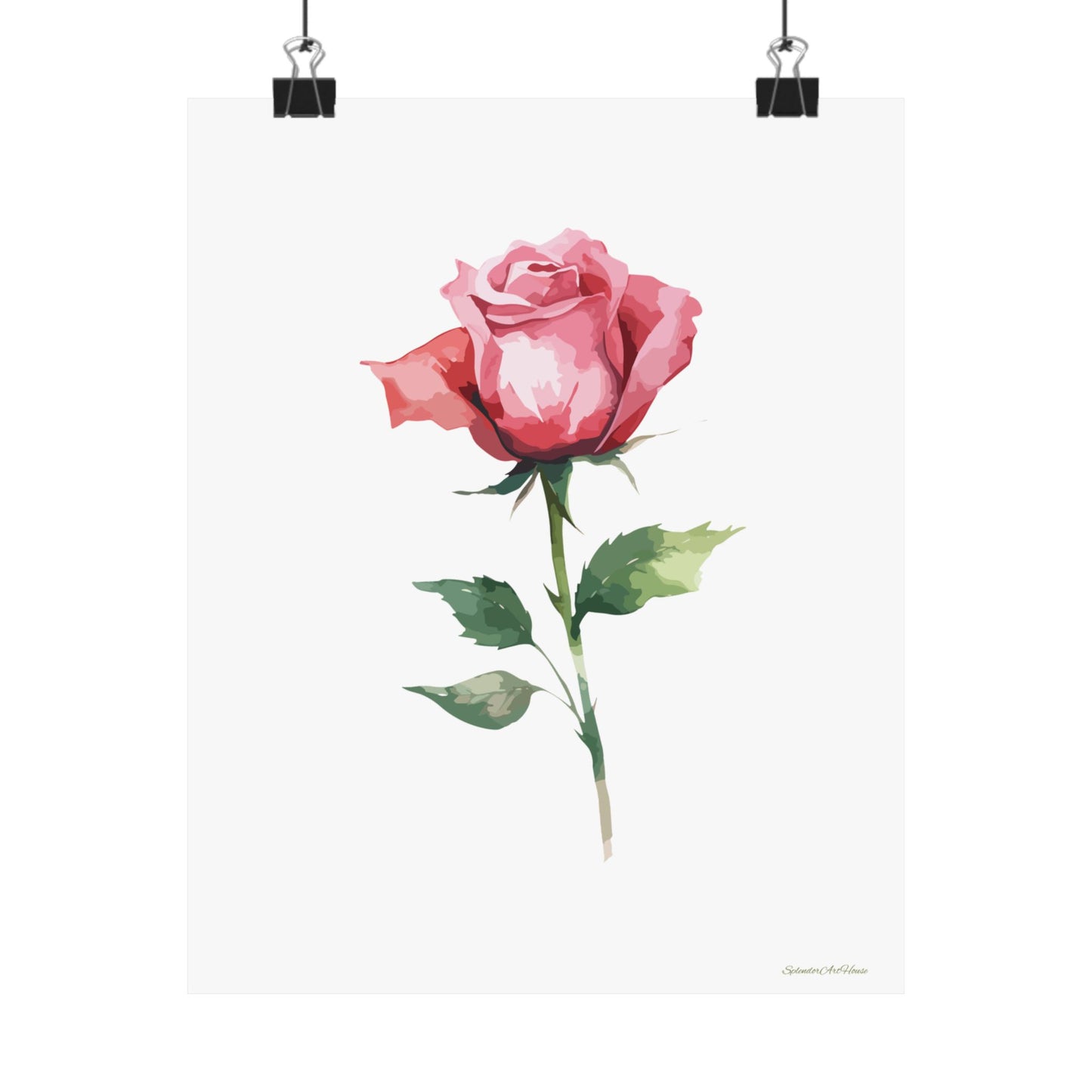 Floral, Matte Vertical Poster