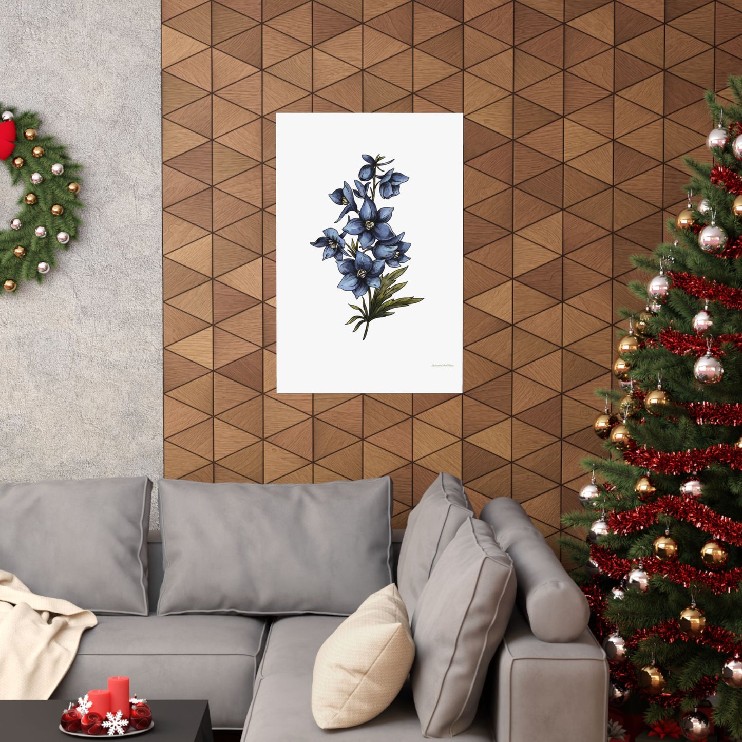 Floral, Matte Vertical Poster