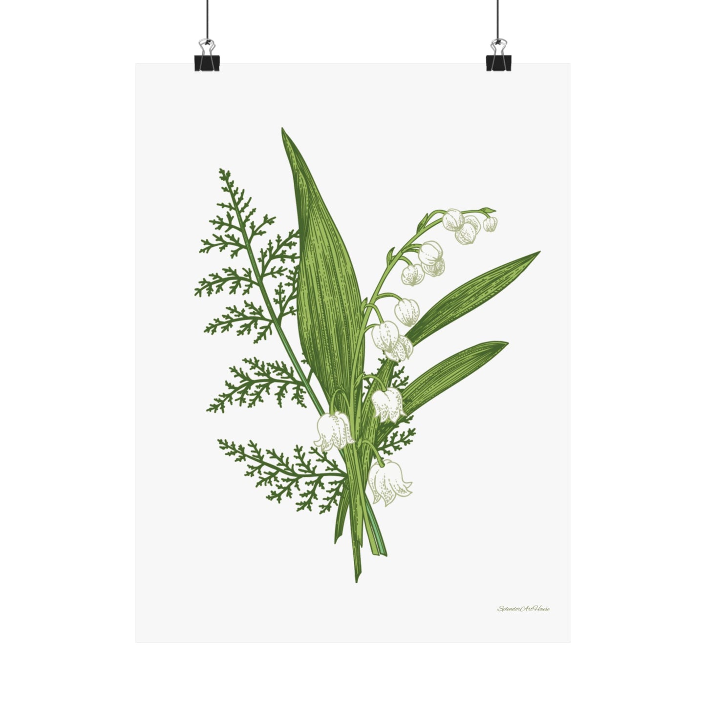 Floral, Matte Vertical Poster