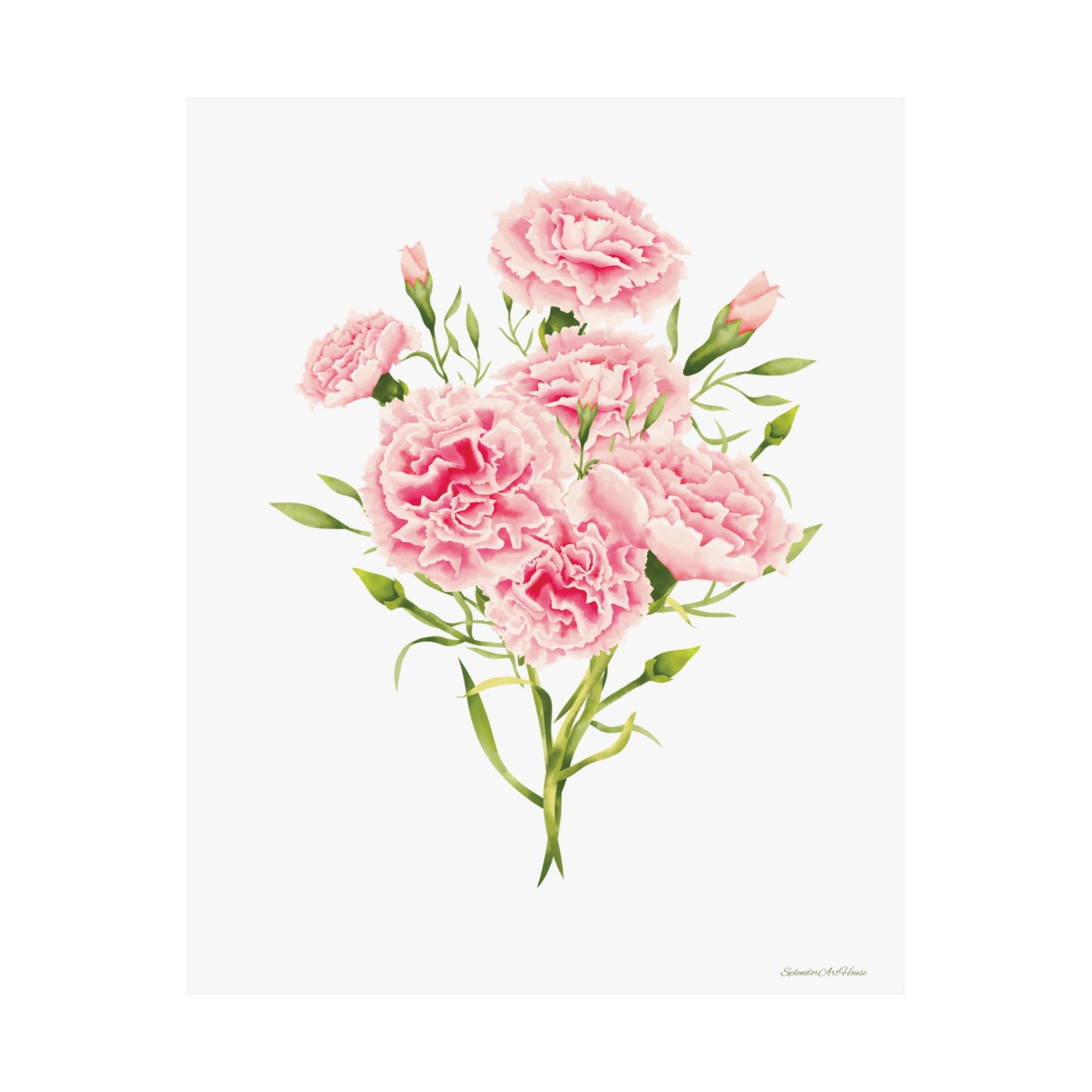 Floral, Matte Vertical Poster