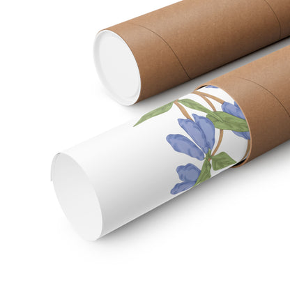 Floral, Matte Vertical Poster