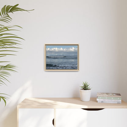 Ocean - Matte Canvas, Framed (Natural)