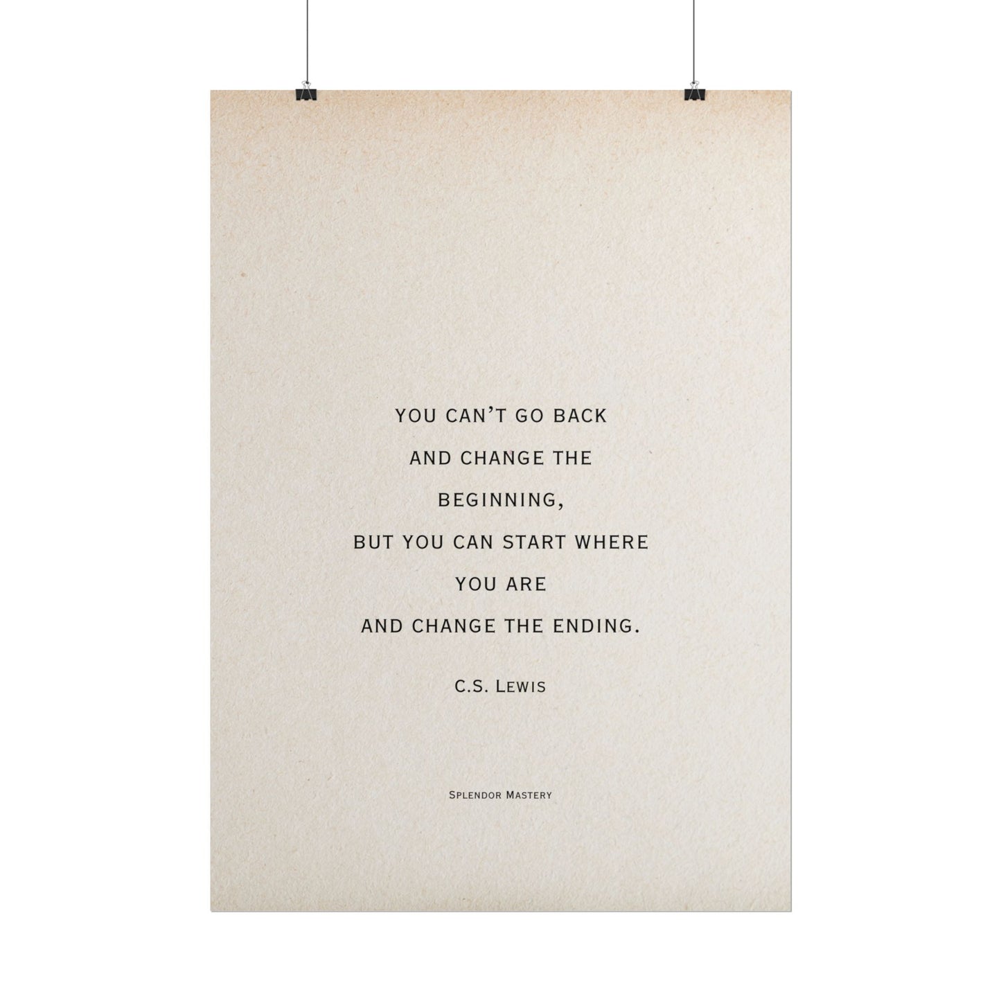 C.S. Lewis Quote, Poster