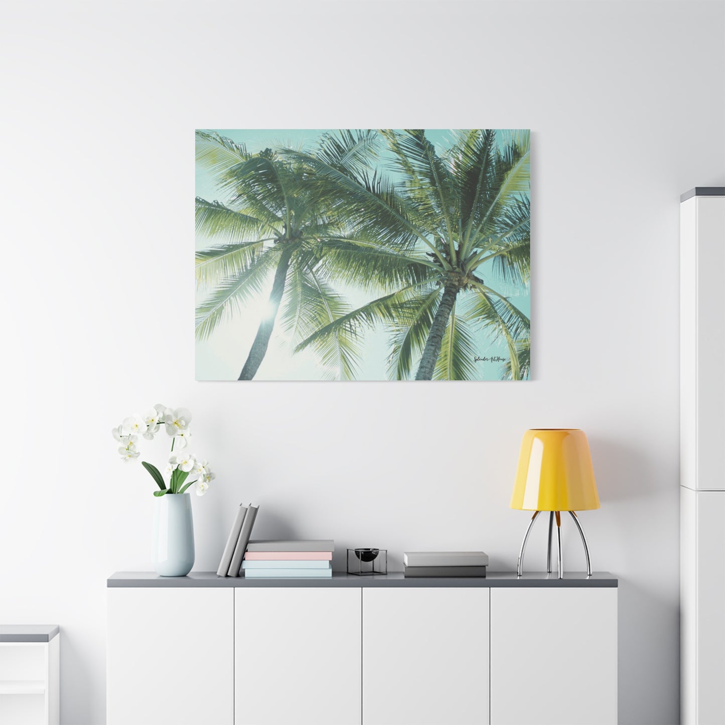 Palm Trees, Matte Canvas, Stretched, 1.25"