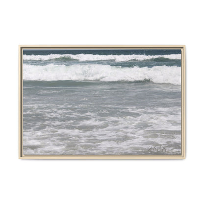 Ocean - Matte Canvas, Framed, Natural