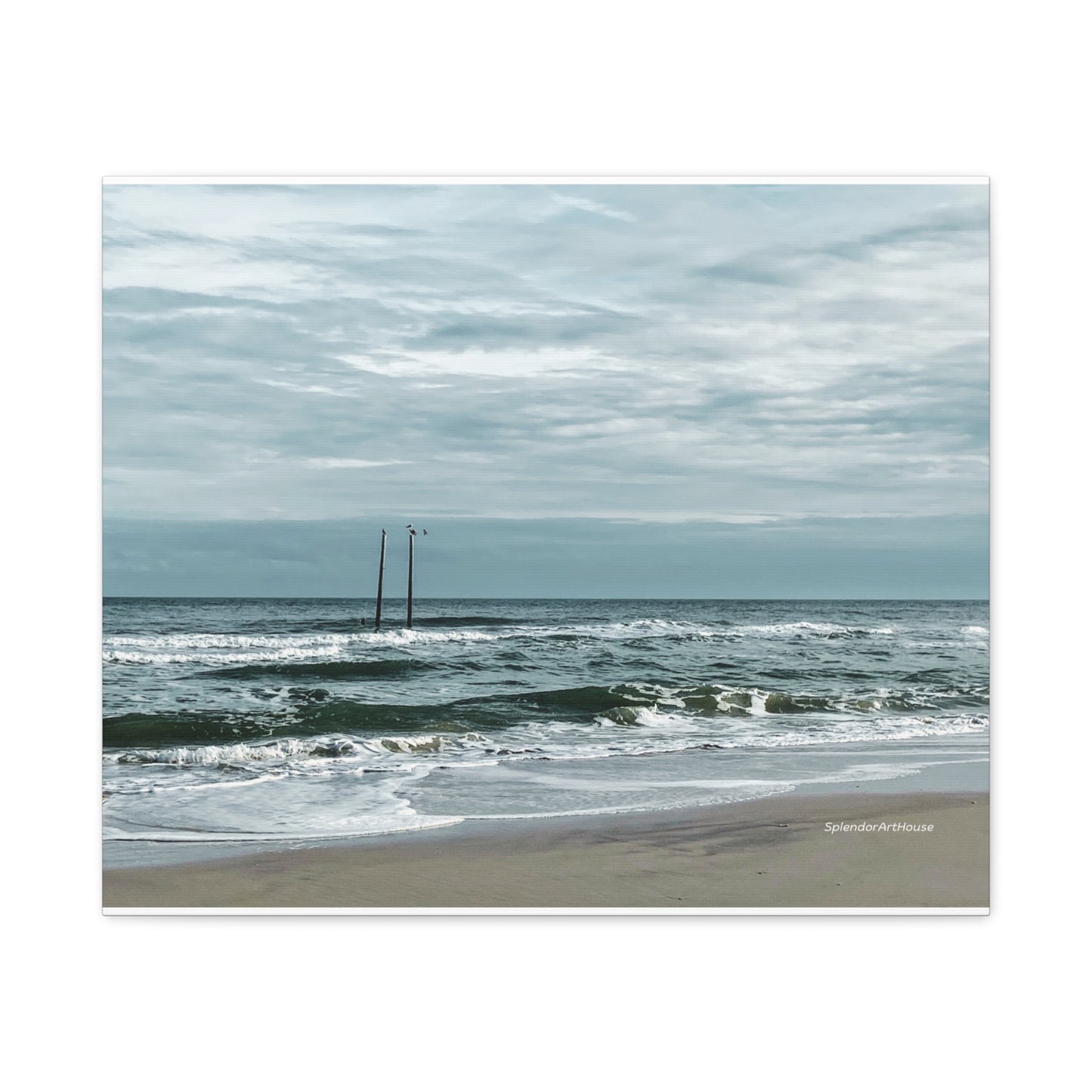 Ocean, Matte Canvas, Stretched, 1.25"