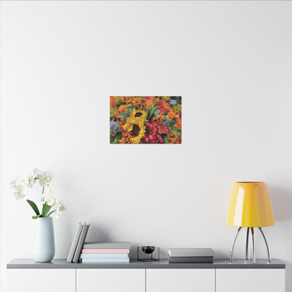 Floral, Matte Canvas, Stretched, 0.75"