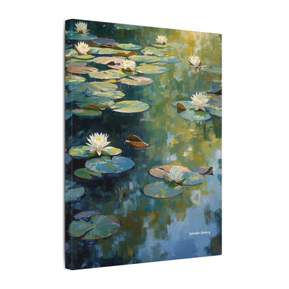 Water Lilies, Matte Canvas, Stretched, 0.75"
