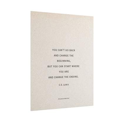 C.S. Lewis Quote, Poster