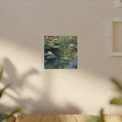 Water Lilies, Matte Canvas, Stretched, 0.75"
