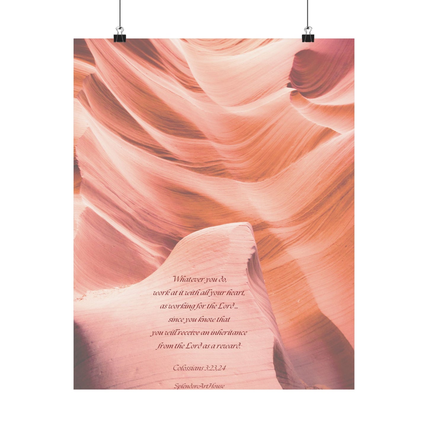 Inspirational, Matte Vertical Poster