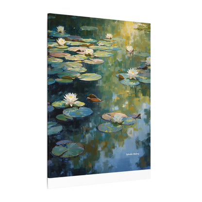 Water Lilies, Matte Canvas, Stretched, 0.75"
