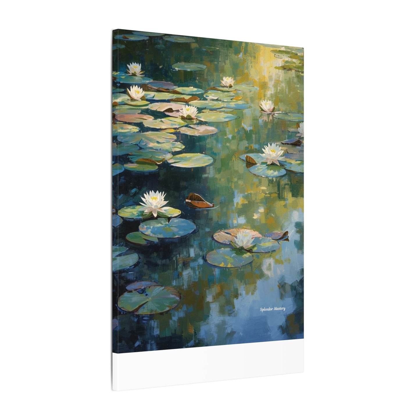Water Lilies, Matte Canvas, Stretched, 0.75"