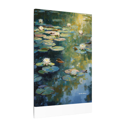 Water Lilies, Matte Canvas, Stretched, 0.75"