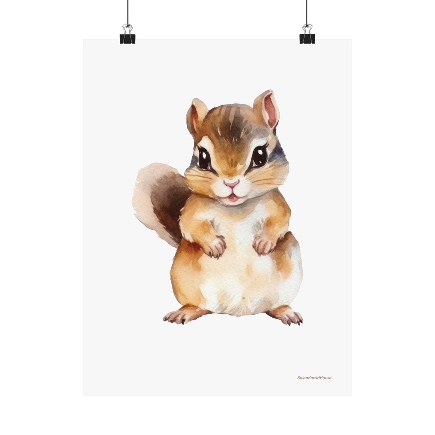 Chipmunk, Matte Vertical Poster