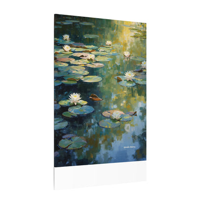 Water Lilies, Matte Canvas, Stretched, 0.75"