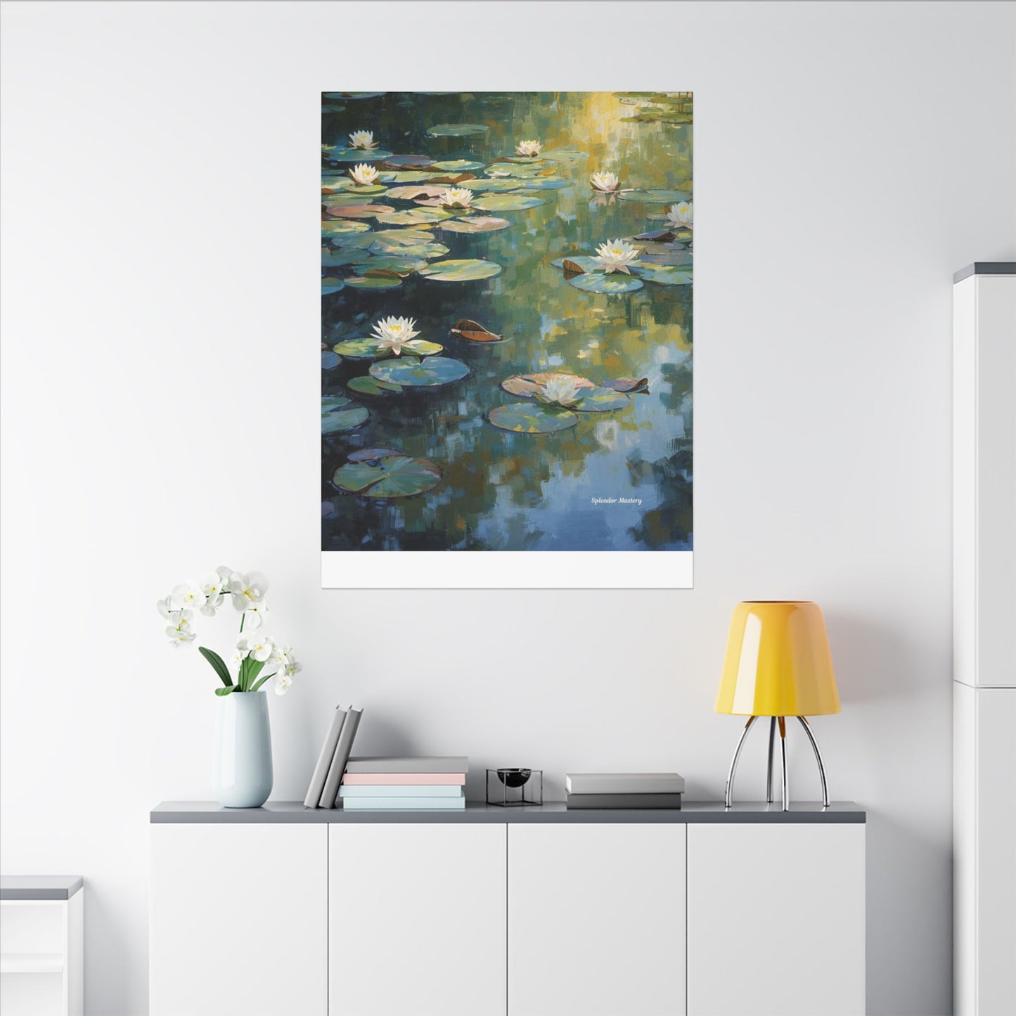 Water Lilies, Matte Canvas, Stretched, 0.75"