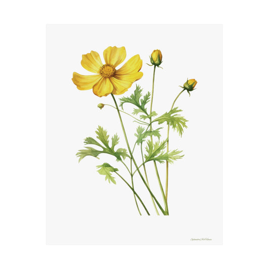 Floral, Matte Vertical Poster