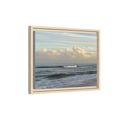 Ocean - Matte Canvas, Framed (Natural)