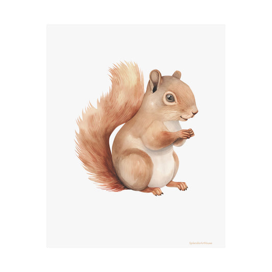 Squirrel, Matte Vertical Poster