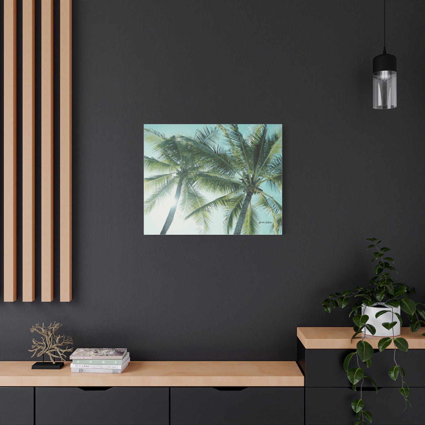 Palm Trees, Matte Canvas, Stretched, 1.25"