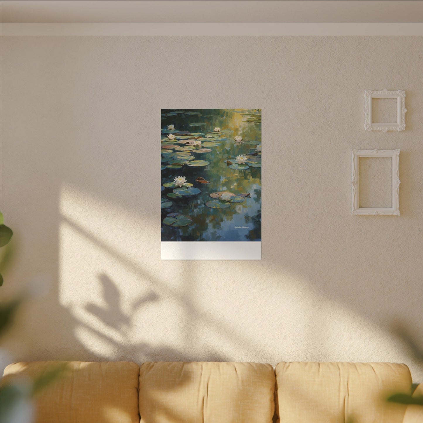 Water Lilies, Matte Canvas, Stretched, 0.75"