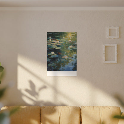 Water Lilies, Matte Canvas, Stretched, 0.75"