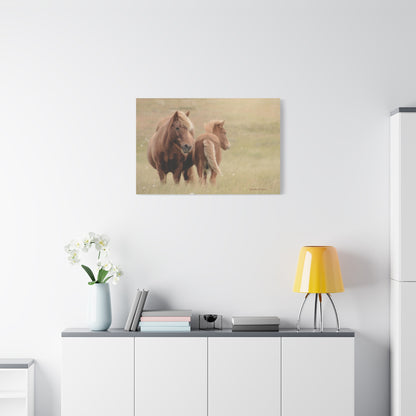 Wild Horses, Matte Canvas, Stretched, 1.25"