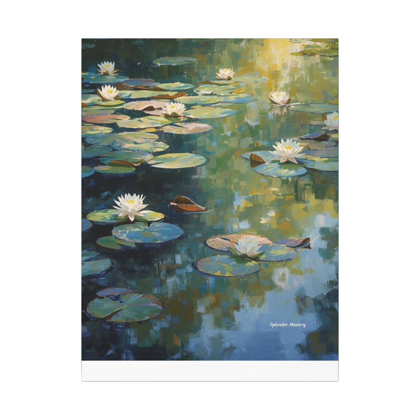 Water Lilies, Matte Canvas, Stretched, 0.75"