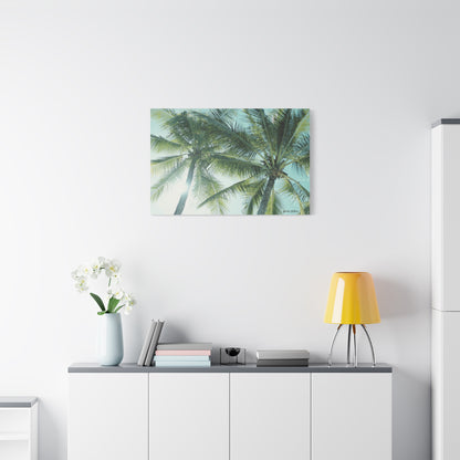 Palm Trees, Matte Canvas, Stretched, 1.25"