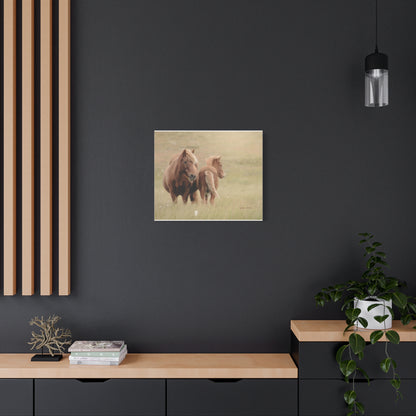 Wild Horses, Matte Canvas, Stretched, 1.25"