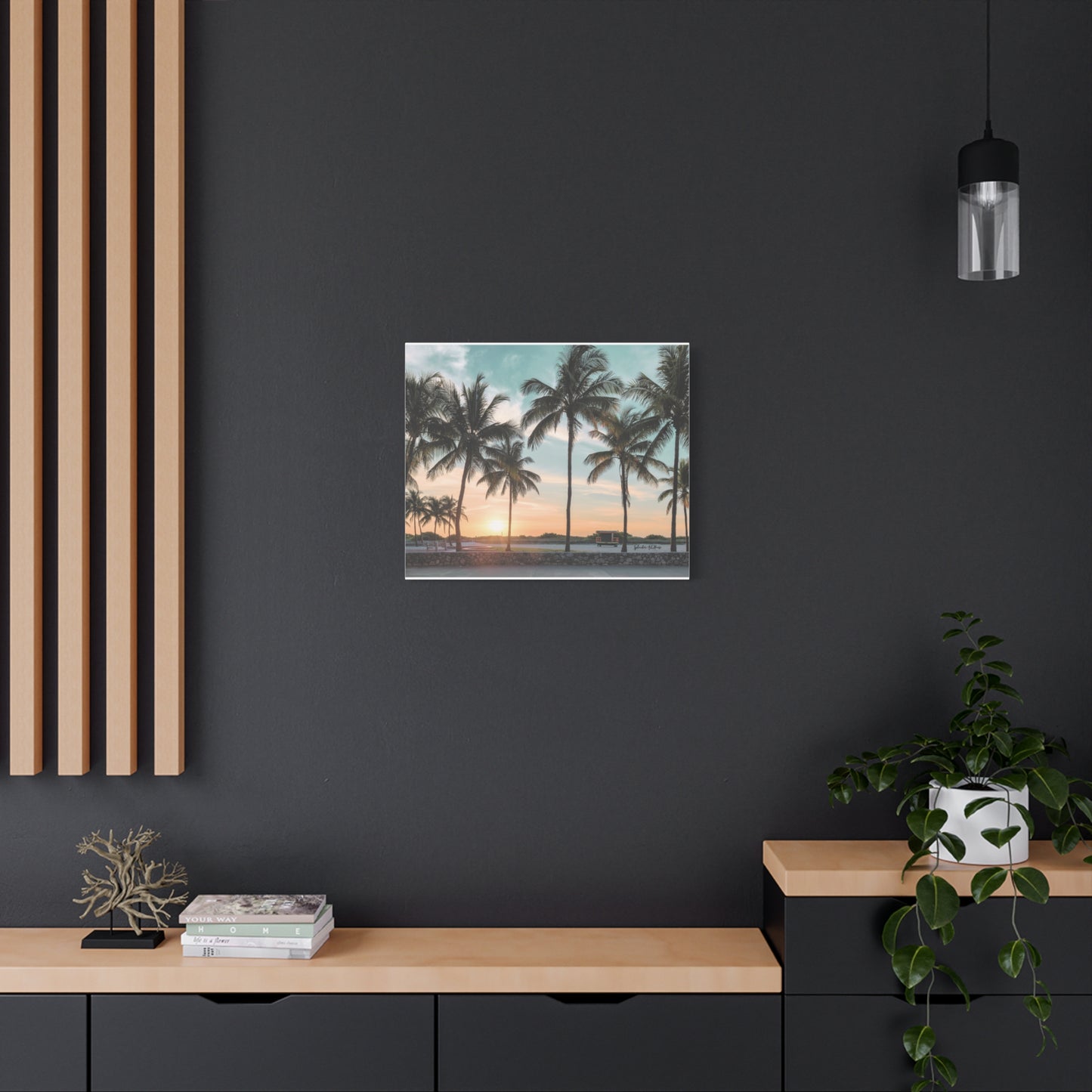 Palm Trees, Matte Canvas, Stretched, 1.25"