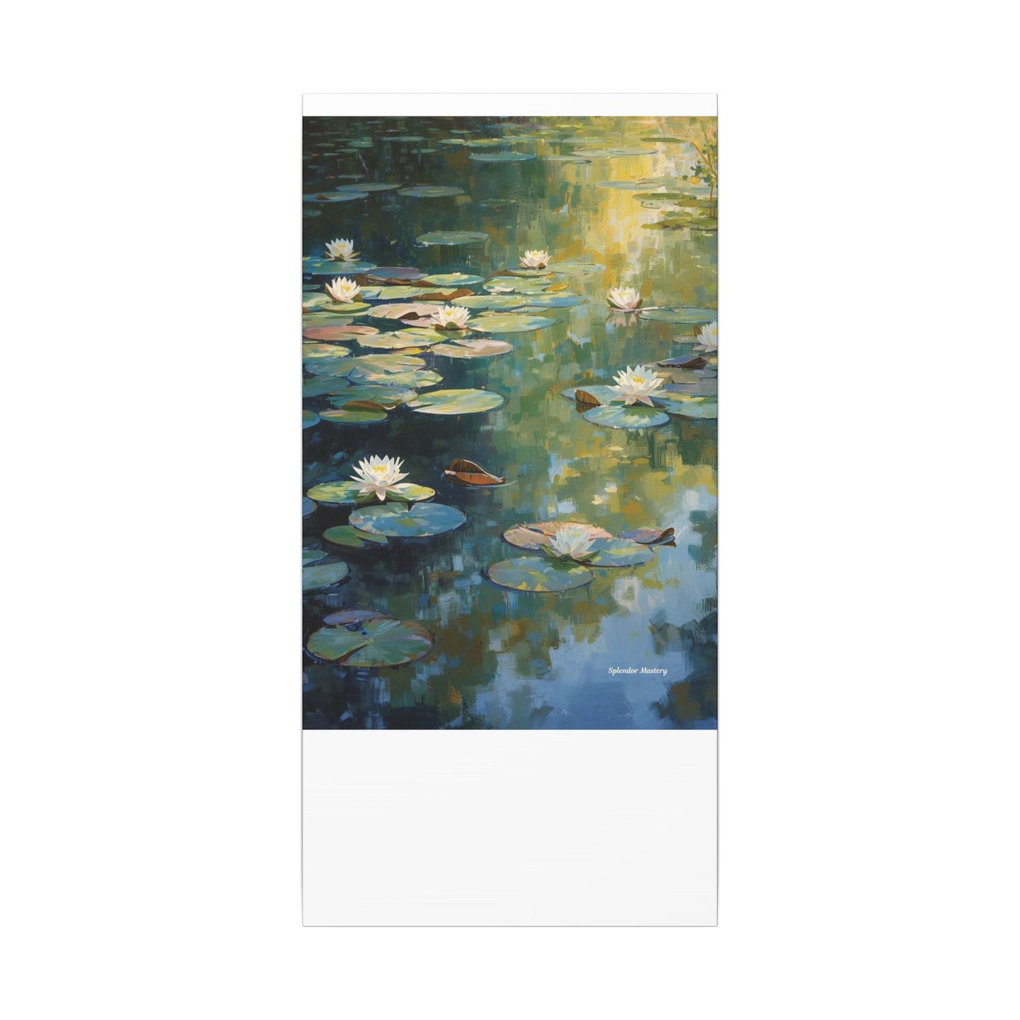 Water Lilies, Matte Canvas, Stretched, 0.75"