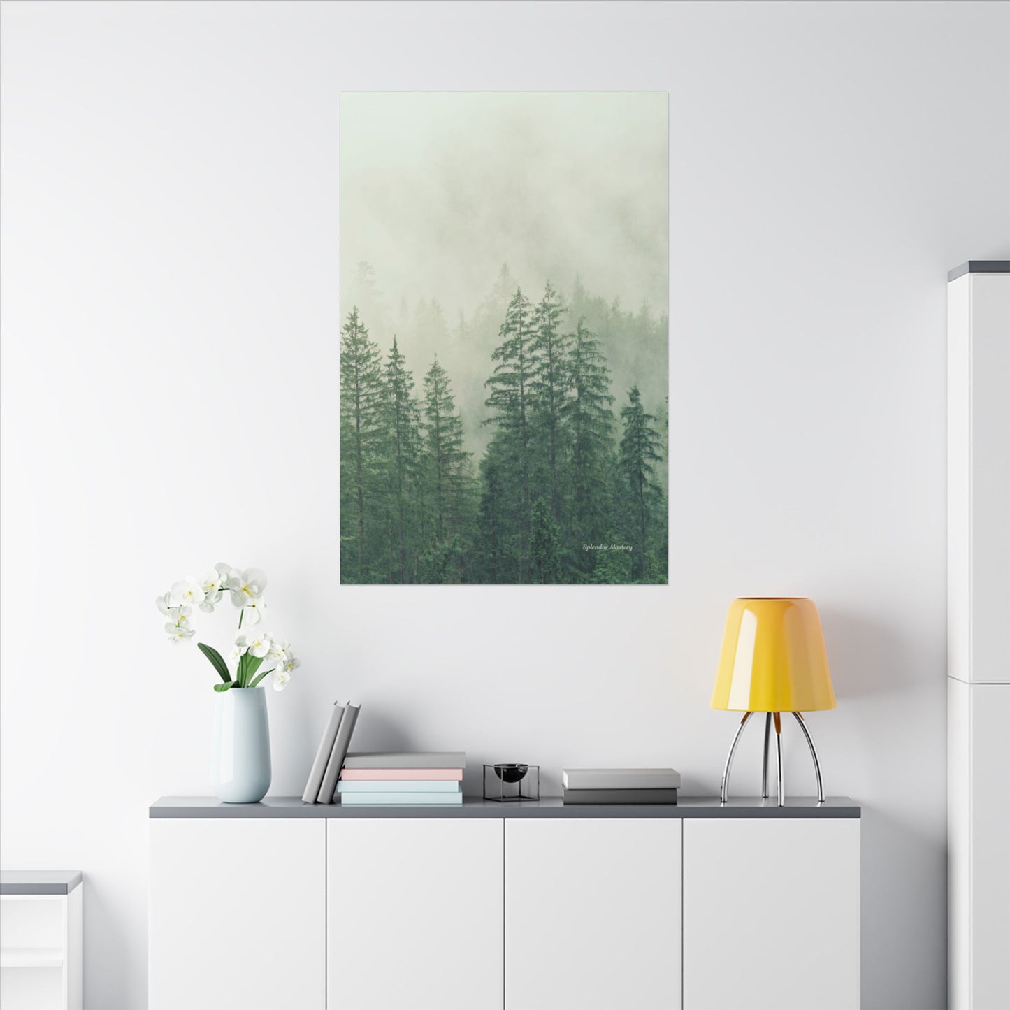 Forest Trees, Matte Canvas, Stretched, 0.75"