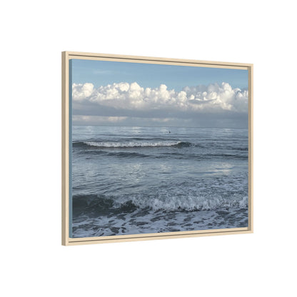 Ocean - Matte Canvas, Framed (Natural)