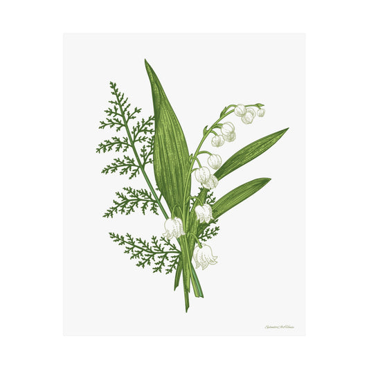 Floral, Matte Vertical Poster